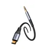 A product shot of a USB-C to 3.5mm AUX cable. Anteprima dell’immagine prodotto
