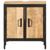 vidaXL Mobiletto 55x35x60 cm in legno massiccio di mango e Anteprima dell’immagine prodotto 2
