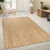 Paco Home Teppich Wohnzimmer Kurzflor Handgewebt Einfarbig Produktbild-Vorschau 1