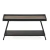 Moderner Couchtisch CUDA 80cm Altholz-Look Metallgestell Produktbild-Vorschau 2