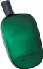 A green perfume bottle with a black cap. Produktbild-Vorschau