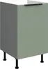 Mobile sottolavello LUNARA - larghezza 50 cm, verde / Anteprima dell’immagine prodotto 1