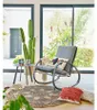 Beistelltisch/Gartentisch Saona - Metall - dunkelgrau - D50 Produktbild-Vorschau 3