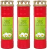 Grabkerze Rot 3er Pack, Brenndauer: 170 Stunden ( je Kerze Produktbild-Vorschau 1