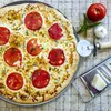 8 teglie per pizza con fori, rotonde, con rivestimento Anteprima dell’immagine prodotto 5