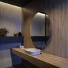 Badspiegel 90x90 cm - Vertikal mit LED Beleuchtung - LED Produktbild-Vorschau 2
