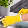 Latexové rukavice pre domácnosť M 1 pár - YORK - CLEAN Náhľad obrázku produktu 3