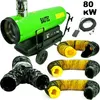 BAUTEC Ölheizgebläse 80 kW » Profiset mit 3 Schläuchen, Produktbild-Vorschau 1