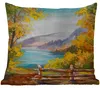 MuchoWow® Outdoor Kissen - Malerei - Ölgemälde - Pflanzen - Produktbild-Vorschau 6