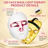 LED Gesichtsmaske 7 Farben Lichttherapie, 98 LEDs Produktbild-Vorschau 6