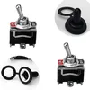 A collage of images showing toggle switches and related accessories. Produktbild-Vorschau