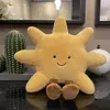 Peluche a forma di sole – 48 cm – Morbido cuscino da letto Anteprima dell’immagine prodotto 5