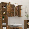 vidaXL Koupelnová zrcadlová skříňka Smoked Oak 80x20,5x64 Náhled obrázku produktu 3