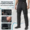 BULLDT Motorradhose Cargo Textilhose Cargohose Schwarz, Produktbild-Vorschau 3