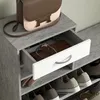 Garderobenm?bel-Set mit 6-Haken-Garderobe, Schuhregal mit Produktbild-Vorschau 10