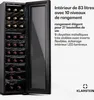 Klarstein Cave à vin sur pied 2 zones, Petit réfrigérateur Voir les images du produit 3
