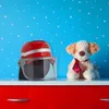 relaxdays 2er Set Feuerwehrhelm für Kinder in Rot Produktbild-Vorschau 5