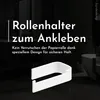 Bürstenking Toilettenpapierhalter ohne Bohren – moderner Produktbild-Vorschau 2