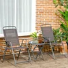 Zestaw mebli ogrodowych Outsunny Bistro 3-częściowy z Podgląd zdjęcia produktu 2