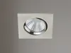 LED Einbaustrahler Decke eckig schwenkbar dimmbar Nickel Produktbild-Vorschau 3