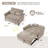 Divano letto 3 in 1 Merax, divano a 2 posti in ciniglia, Anteprima dell’immagine prodotto 7