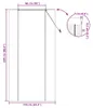 Roleta bambusowa vidaXL, brązowa, 110 x 220 cm, bambus Podgląd zdjęcia produktu 8
