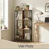 VASAGLE Regal mit 3 Ebenen, 6 Fächern, Bücherregal, Produktbild-Vorschau 6