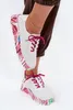 Leder Damenhalbschuhe mit Musterplattform Fuchsia Femela 40 Produktbild-Vorschau 6