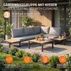 ML-Design Záhradný nábytok, 3-dielna sada Terasový nábytok Náhľad obrázku produktu 2