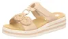 Rieker Damen Pantolette mit Strass und Metallic Schimmer Produktbild-Vorschau 11