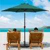 Yaheetech Parasol ogrodowy z korbą, średnica 269 cm, Podgląd zdjęcia produktu 9