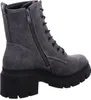 A side view of a gray lace-up boot with a zipper. Produktbild-Vorschau