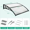 122 x 99 cm Vordach für Haustür Überdachung Haustürvordach Produktbild-Vorschau 2