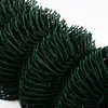 A close-up, coiled view of green chain-link fencing. Produktbild-Vorschau