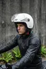 MOTO HELMETS Jethelm mit Visier, ECE 22.06, Motorradhelm Produktbild-Vorschau 3