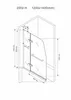 BuyLando 120x140 cm Badewannenaufsatz – Modernes Produktbild-Vorschau 2