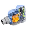 A cutaway view of a vacuum cleaner brush head with internal components visible. Voir les images du produit