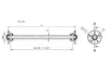 Starrachse Starre Achse 1000Kg c=1200mm Lochkreis 4x100 Produktbild-Vorschau 3