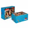 Two blue cardboard boxes with Christmas-themed graphics, one in the foreground and one in the background. Anteprima dell’immagine prodotto