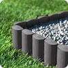 KRUMAD Rasenkante Kunststoff Holzoptik 10 Stück Set 2,8 Produktbild-Vorschau 11