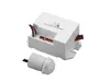 A white PIR motion sensor with a separate sensor head, shown against a white background. Produktbild-Vorschau