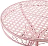 BELIANI Balkonset Rosa Eisen 3-teilig Antik-Optik Produktbild-Vorschau 7