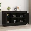 vidaXL Sideboard Schwarz 102x35x60 cm Holzwerkstoff Produktbild-Vorschau 3