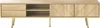 Armoire TV Sweiko 160 cm avec pieds dorés, deux tiroirs et Voir les images du produit 16