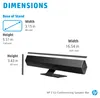 HP Z G3 - Soundbar - für Konferenzsystem - 2 Watt - Schwarz Produktbild-Vorschau 2