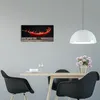 Wanduhr aus Glas – 60x30 cm - Glasbild - Glasuhr - Produktbild-Vorschau 3