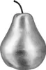 Gilde Dekoobjekt, Birne, Fiberglas, Magnesia, silberfarben, Produktbild-Vorschau 1