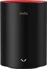 A black cylindrical CUDY Wi-Fi router with a red top. Podgląd zdjęcia produktu