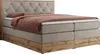 Boxspring kontinentální postel VENETO KING kombinace dřeva Náhled obrázku produktu 4