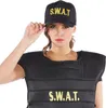 S.W.A.T. Cap schwarz Polizei Mütze Police Cap Schirmkappe Produktbild-Vorschau 1